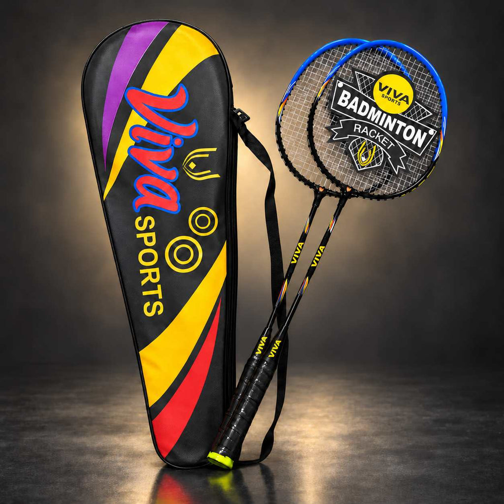 Viva Sports Badminton Racket Pair with Cover
