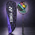 Yonex Badminton Racket with Purple and Black Cover