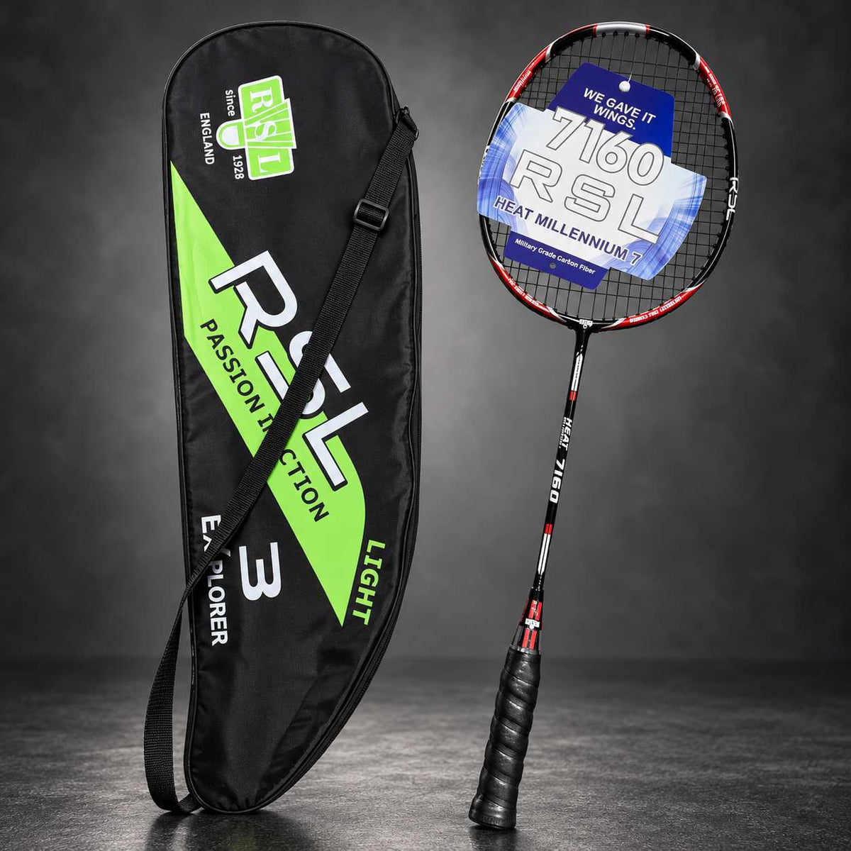 RSL Badminton Racket with Cover