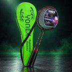 Yonex Badminton Racket Pair with Green Cover