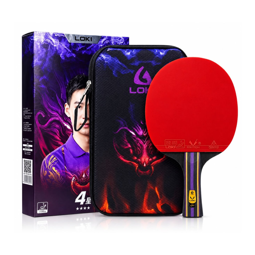 Loki Table Tennis Racket RXTON 4 Star With Bag