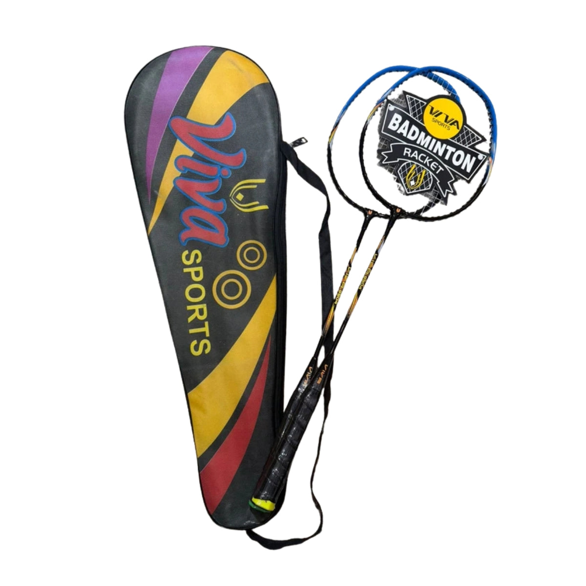 Viva Sports Badminton Racket Pair with Cover