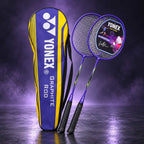 Yonex Badminton Racket Pair with Graphite Rod Cover