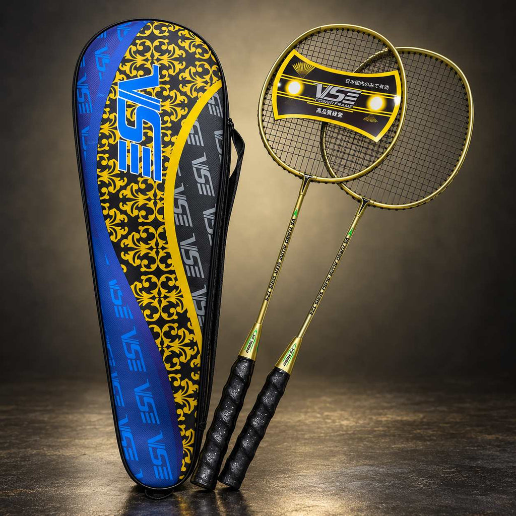 VS Badminton Racket Pair with Cover