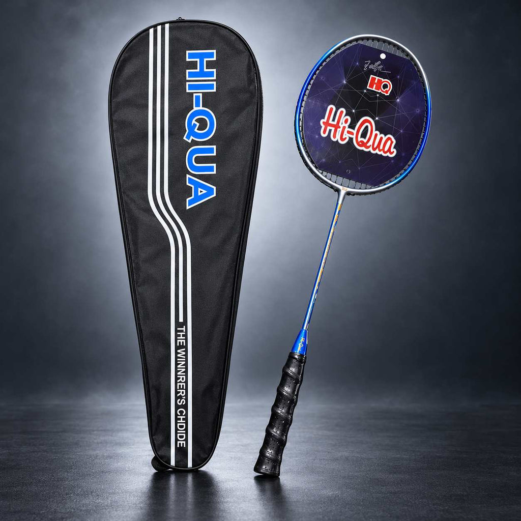 Hi-Qua Badminton Racket Pair with Black Cover