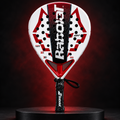 Babolat Viper Padel Racket in a dark red studio setting