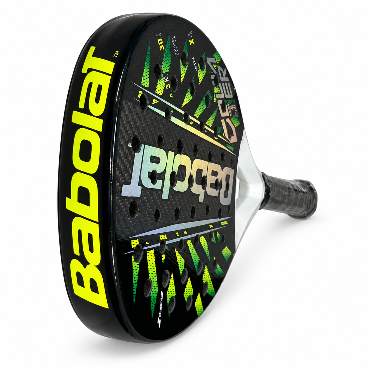 Counter Viper racket on white background