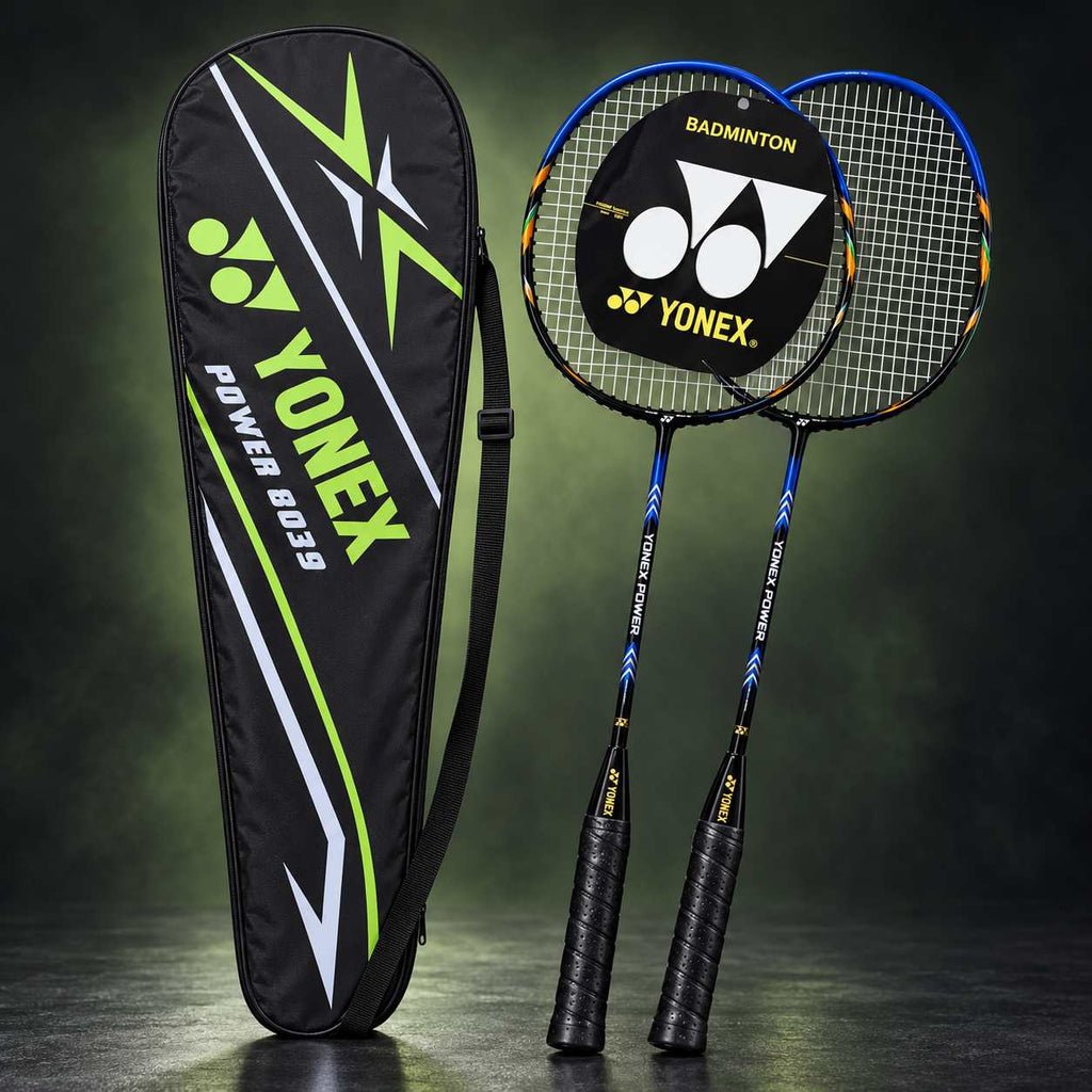 Yonex Badminton Racket Pair with Cover