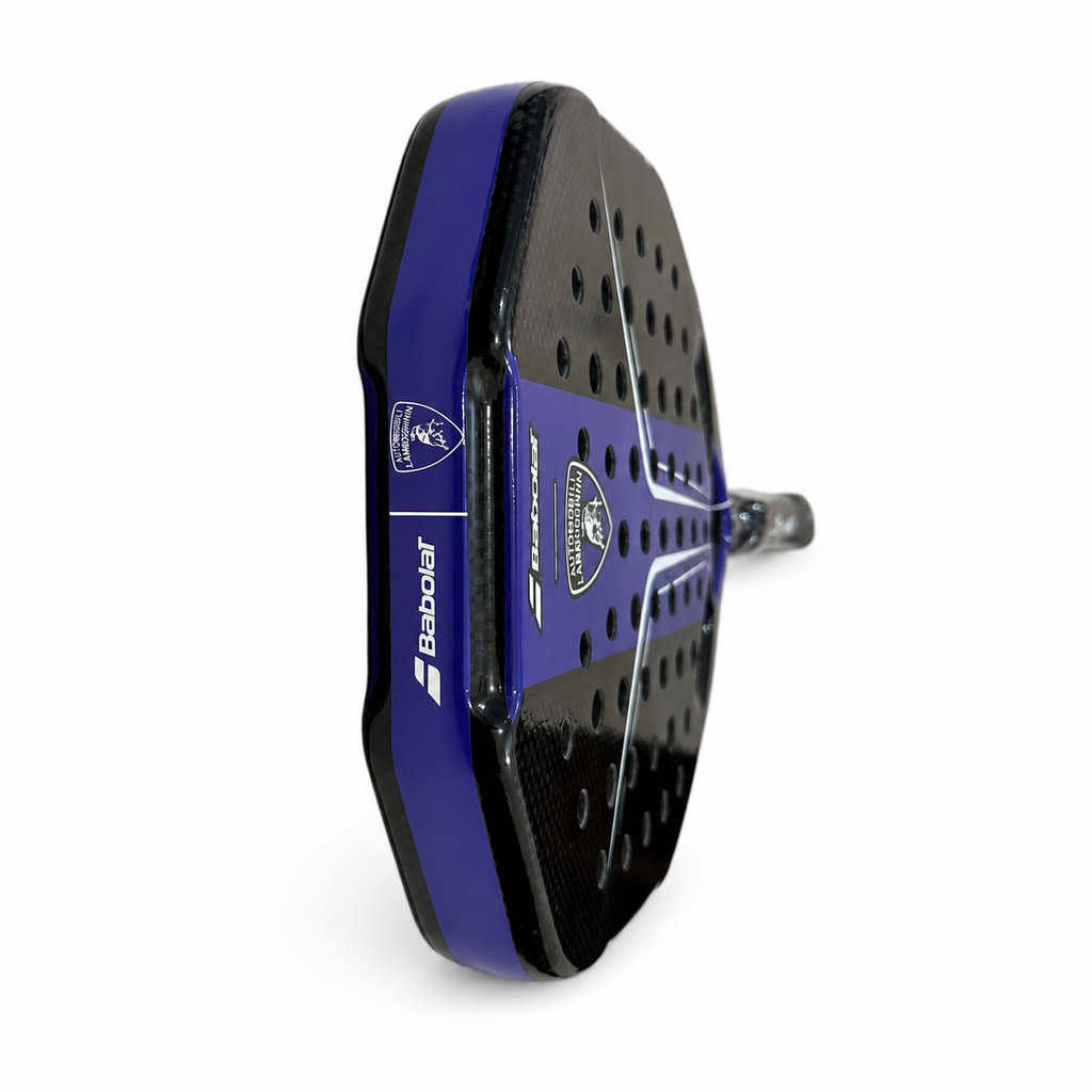 Automobili Lamborghini BL.001 purple and black racket view 6