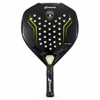 Lamborghini-style padel racket on white background