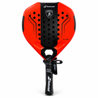 Lamborghini-style padel racket on white background