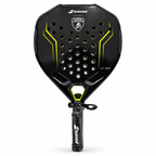 Lamborghini-style padel racket on white background
