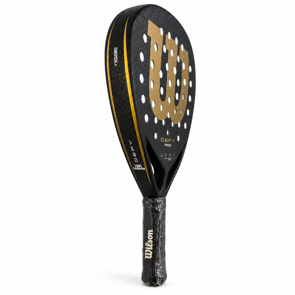 Wilson Defy Pro racket on white background