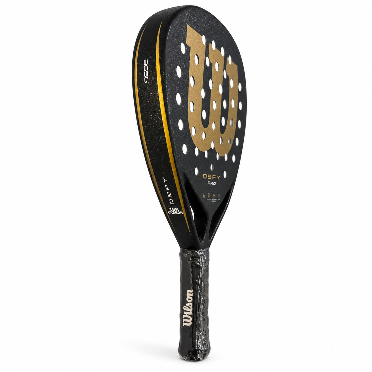 Wilson Defy Pro racket on white background
