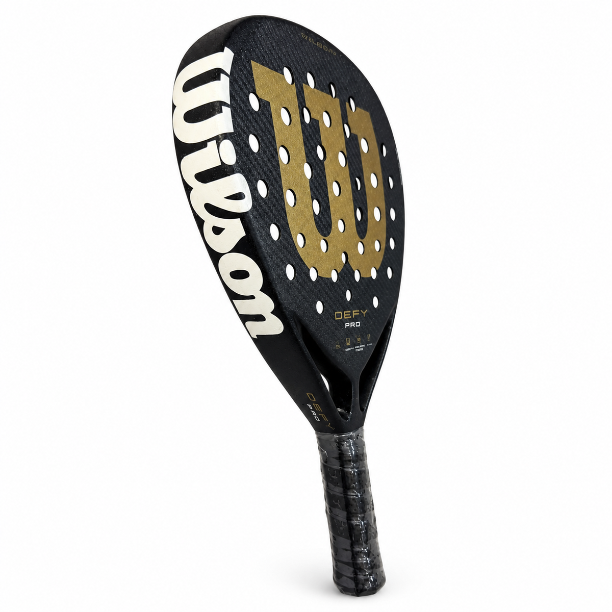Wilson Defy Pro racket on white background