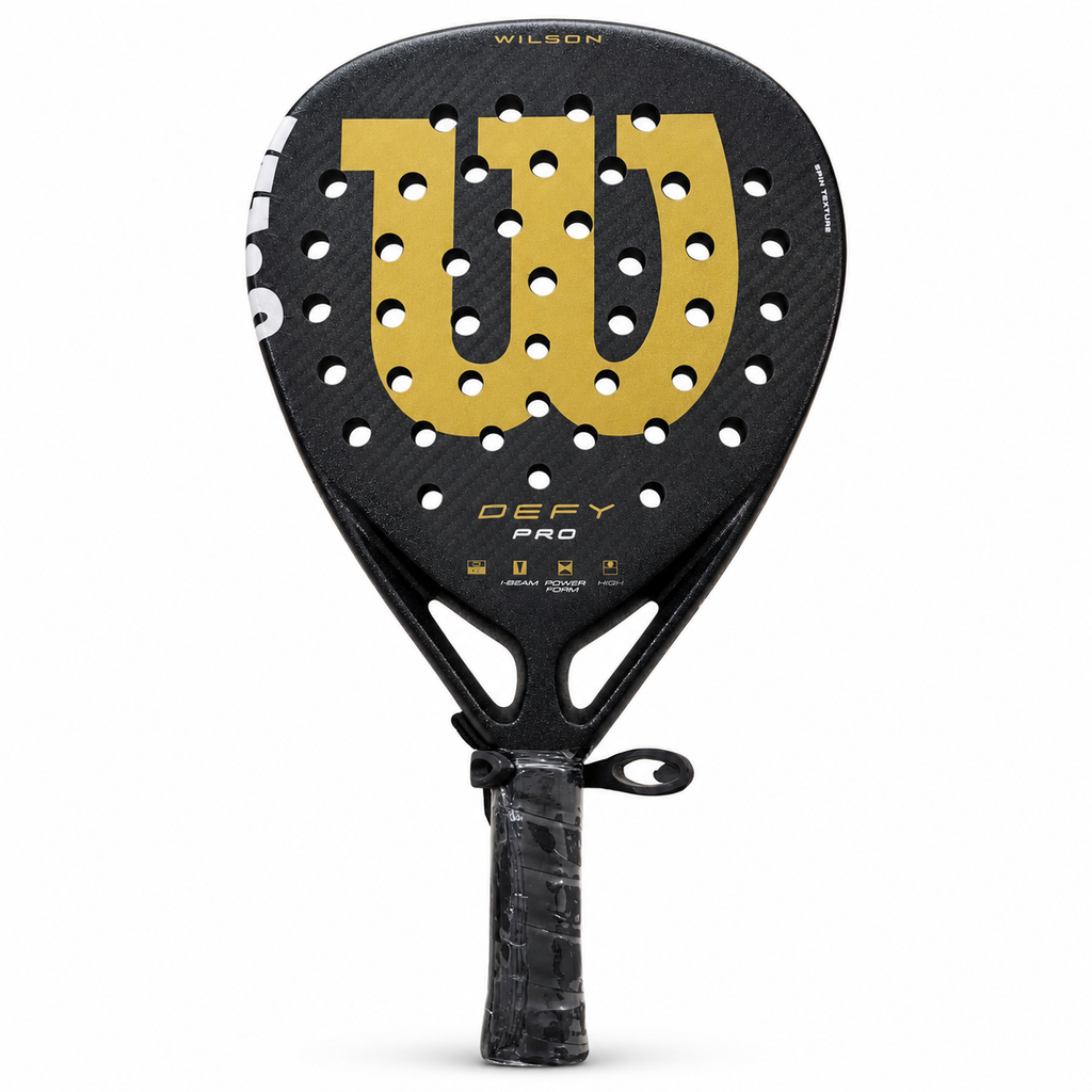 Wilson Defy Pro racket on white background
