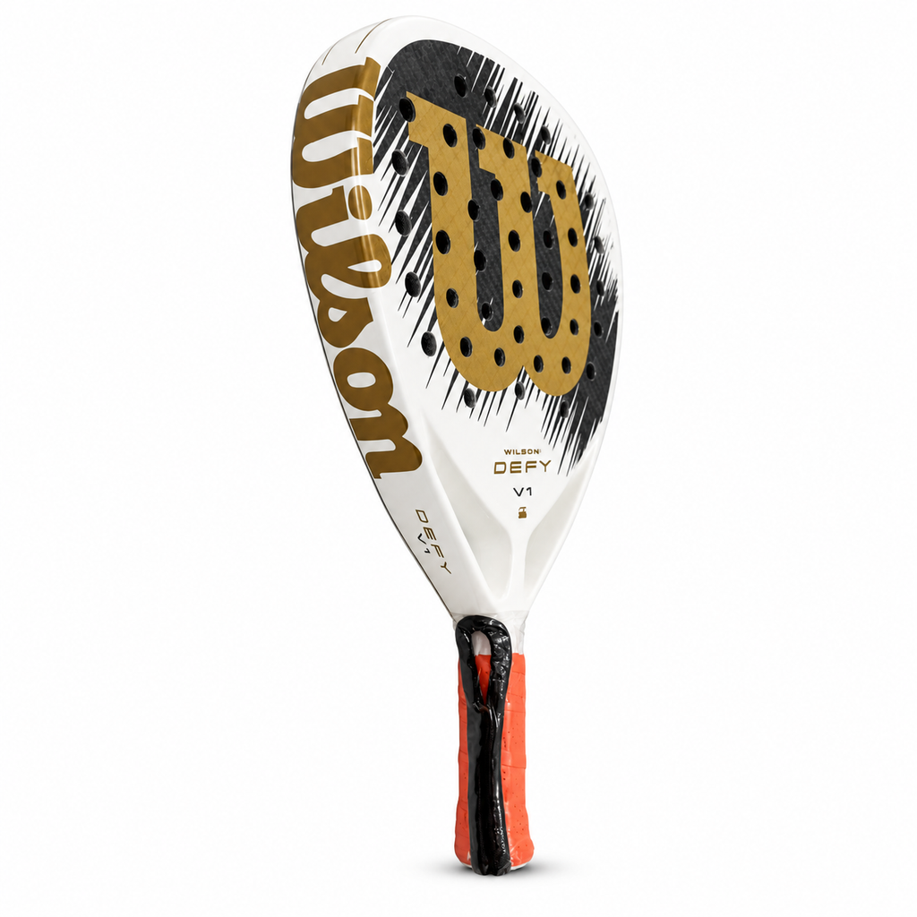 Wilson Defy V1 Padel Racket white background view 1